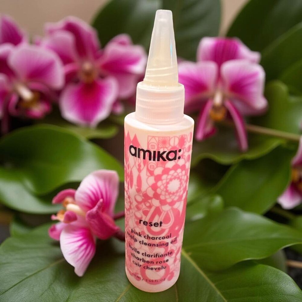 Amika Pink Reset Scalp Cleaning Oil 2 oz